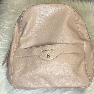 Michael Kors baby pink small backpack!